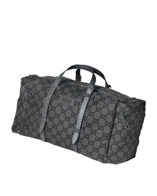 Gucci Gray Gg Duffle Bag for men