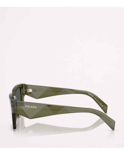 Prada Gray Acetate Pr A06S Sunglasses for men