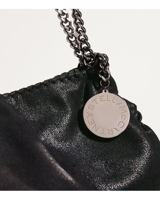 Stella McCartney Black Shaggy Deer Falabella Tote Bag