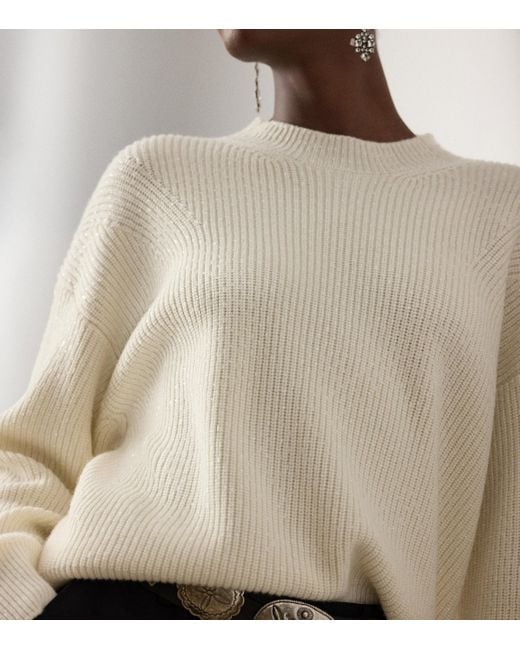 Ralph Lauren White Cashmere Sweater