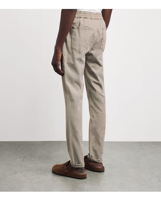 PAIGE Natural Drawstring Fraser Chinos for men