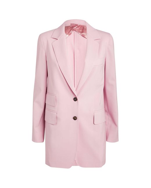 Max Mara Woolrich Blazer in Pink Lyst UK