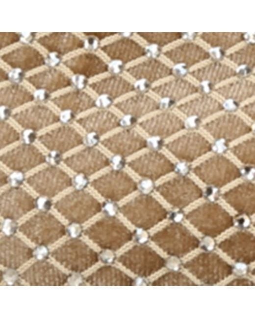 Steve Madden Crystal Embellished Mesh Rejoice R Flats in Natural Lyst