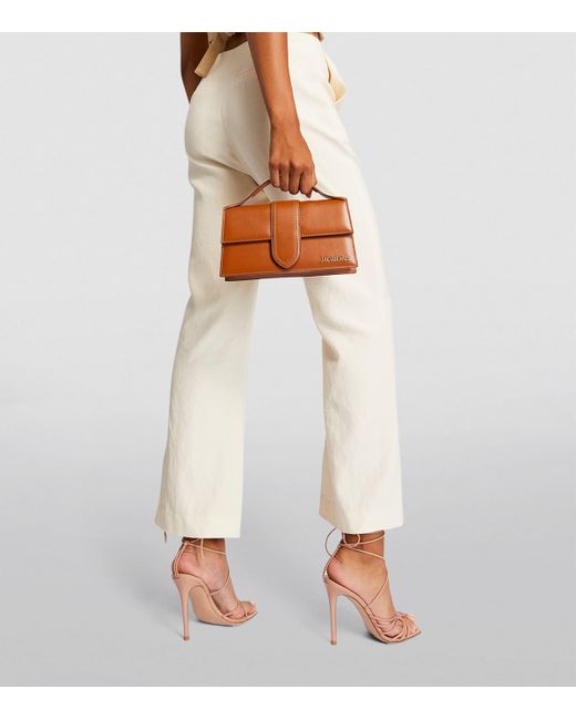 Jacquemus Brown Leather Le Grand Bambino Top-Handle Bag