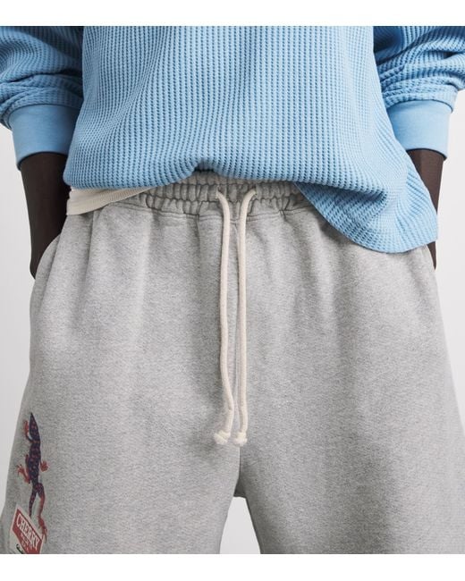 CHERRY LA Gray Gecko Sweatshorts for men