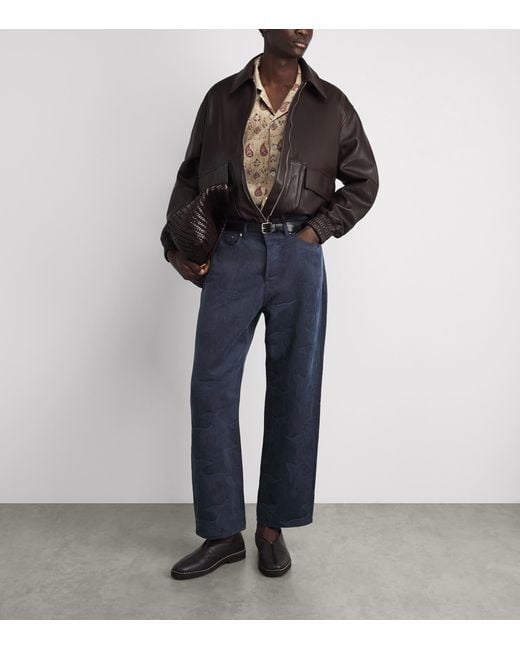 Kartik Research Natural Silk Printed Short-Sleeve Shirt for men