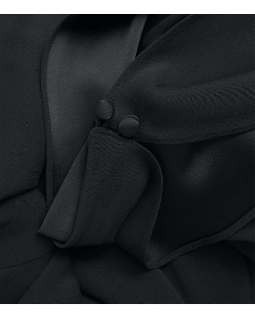 ‎Taller Marmo Black Belted Florida Kaftan Gown