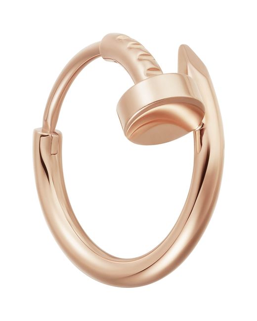 Cartier White Juste Un Clou Single Hoop Earring