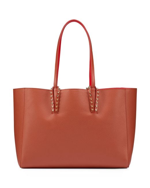 Christian Louboutin Red Cabata Small Calfskin Tote Bag