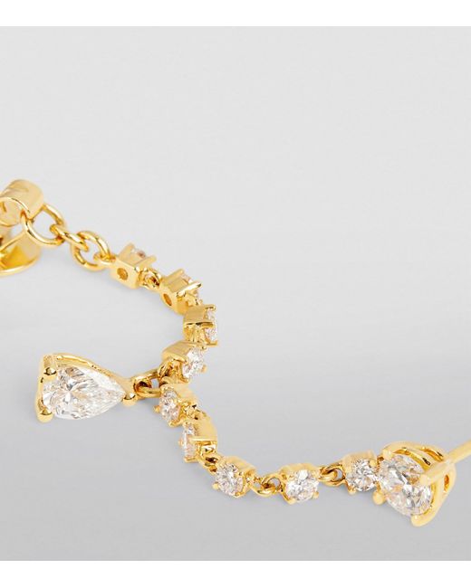 Anita Ko Metallic And Diamond Olivia Single Earring
