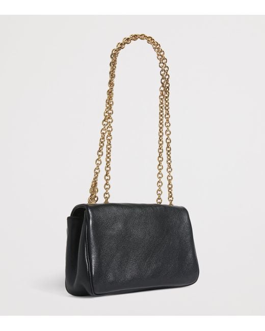 Chloé White Small Leather Heritage Shoulder Bag