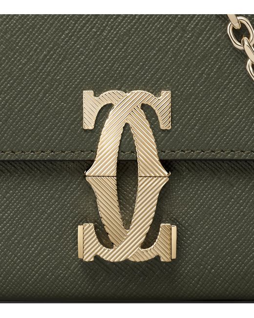 Cartier Green Mini Leather C De Shoulder Bag