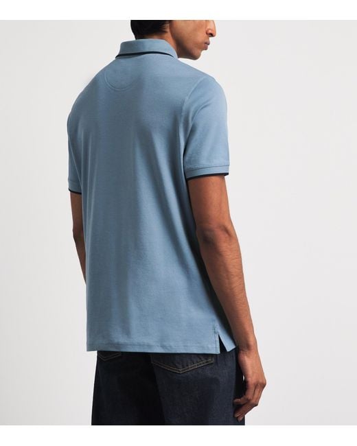 Barbour Blue Callock Polo Shirt for men