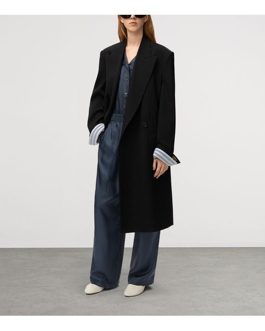 Loewe Blue Silk Pyjama Shirt