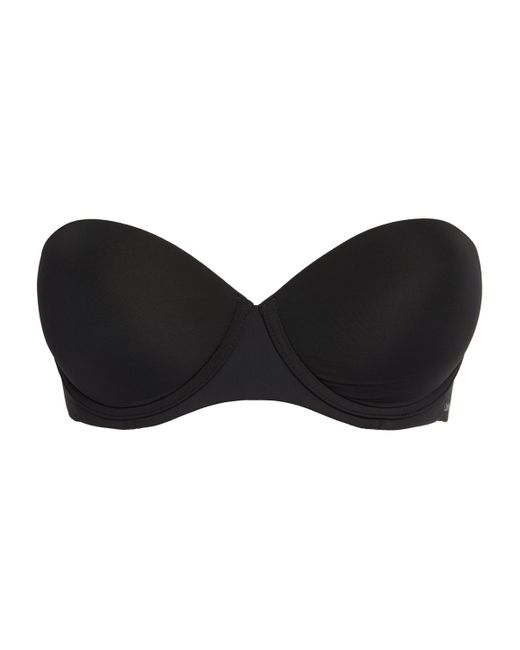 Calvin Klein Black Push-Up Strapless Bra