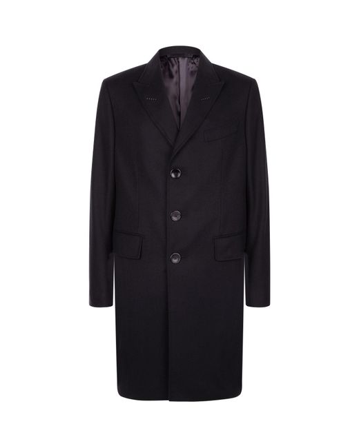 Tom Ford Blue Cashmere Overcoat for men