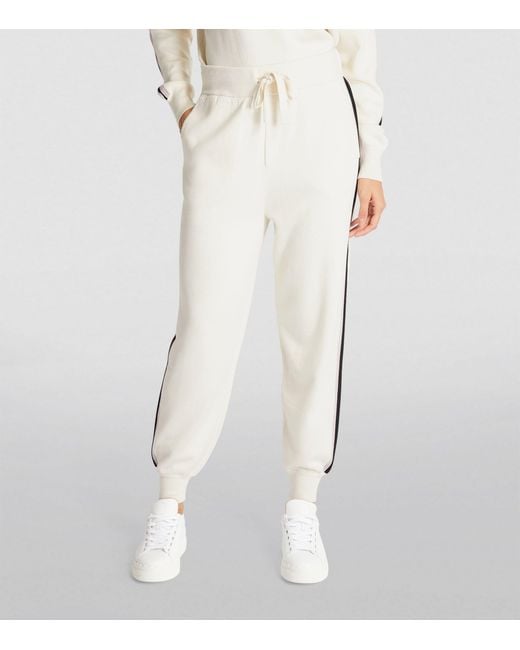 Olivia Von Halle Silk cashmere Missy Tracksuit in Natural Lyst UK