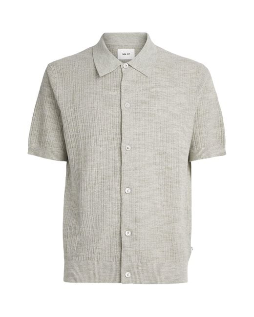NN07 Gray Organic Cotton Nolan Cardigan for men