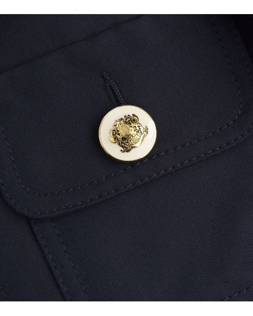 Sandro Blue Cropped Jacket