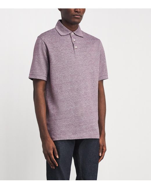 Eton of Sweden Purple Cotton Polo Shirt for men