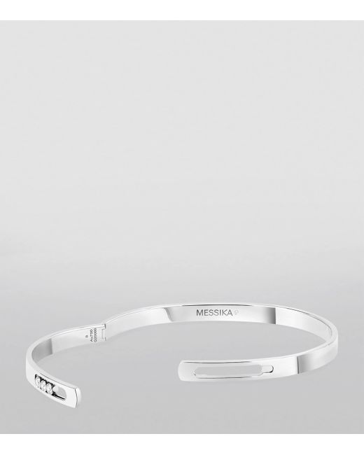 Messika White And Diamond Move Noa Bangle
