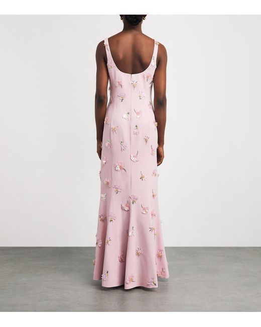 Jonathan Simkhai Pink Embellished Briella Gown