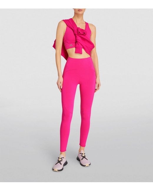 Adidas By Stella McCartney Pink Yoga 7/8 Leggings