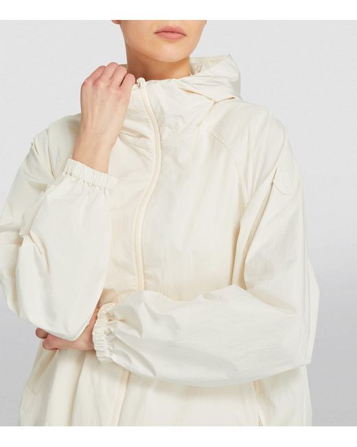 Moncler White Euridice Hooded Jacket