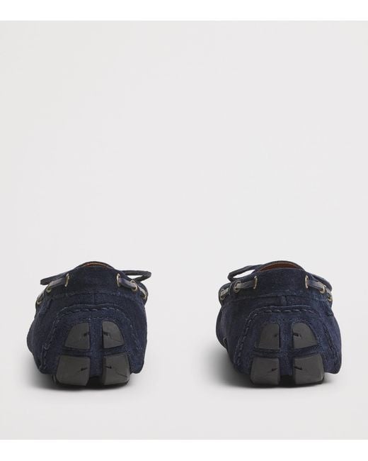 Polo Ralph Lauren Blue Suede Tasselled Anders Loafers for men
