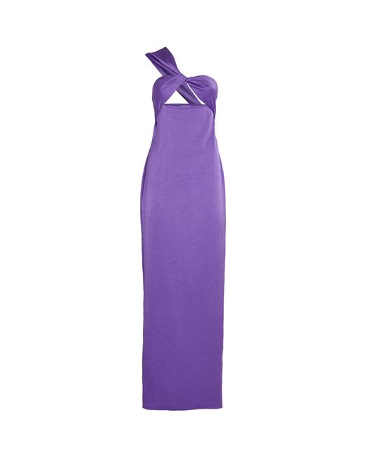 Nanushka Purple Maseco Maxi Dress