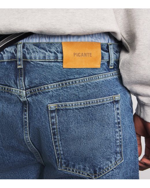 Picante Blue V308 Wide-Leg Jeans for men
