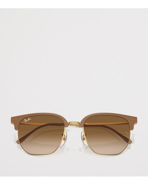 Ray-Ban Brown New Clubmaster Sunglasses