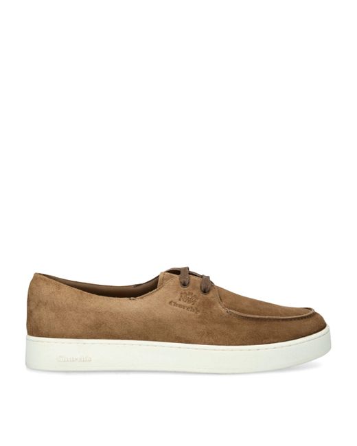 Church's Brown Suede Longsight Slip-On Sneakers for men