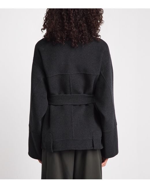 Khaite Black Wool Alder Jacket