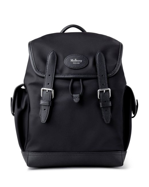 Mulberry Black Mini Nylon Heritage Backpack