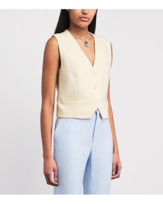 Maje Natural Tailored Waistcoat