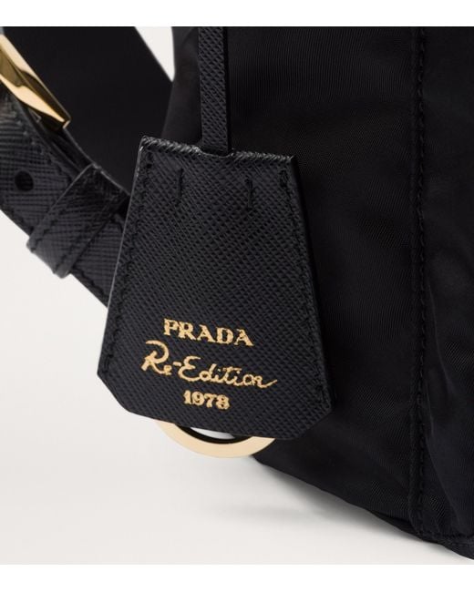 Prada Black Small Re-Edition 1978 Backpack