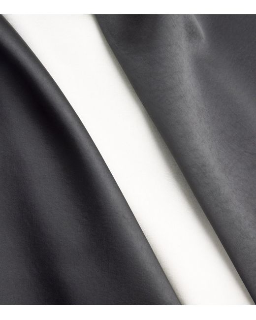 Adam Lippes Black Scarf-Detail Blouse