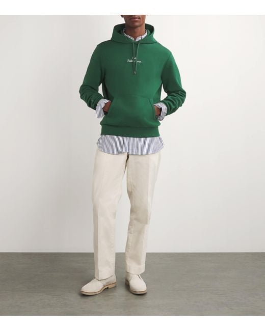 Polo Ralph Lauren Green Chain Logo Hoodie for men