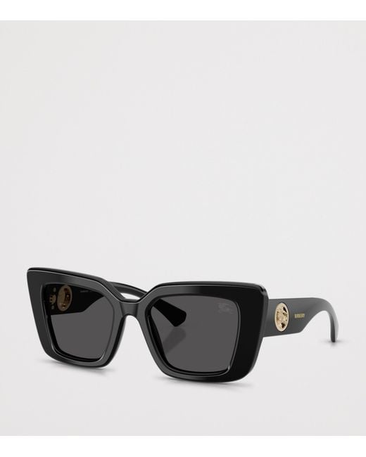 Burberry Black Acetate Be4476 Cat Eye Sunglasses