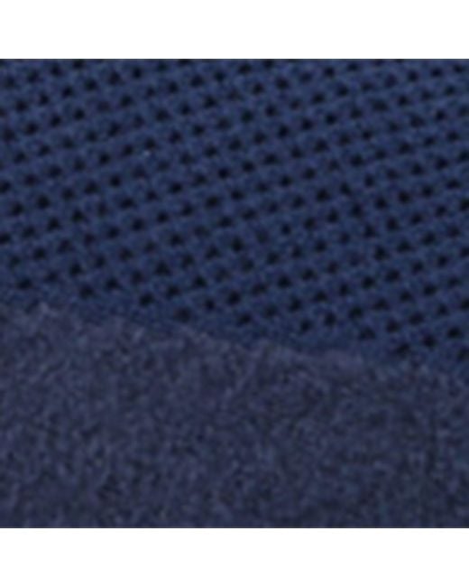Santoni Blue Technical-Knit Runner Sneakers