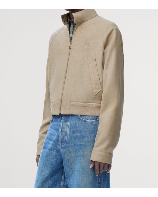 Loewe Natural Wool-Blend Bomber Jacket for men