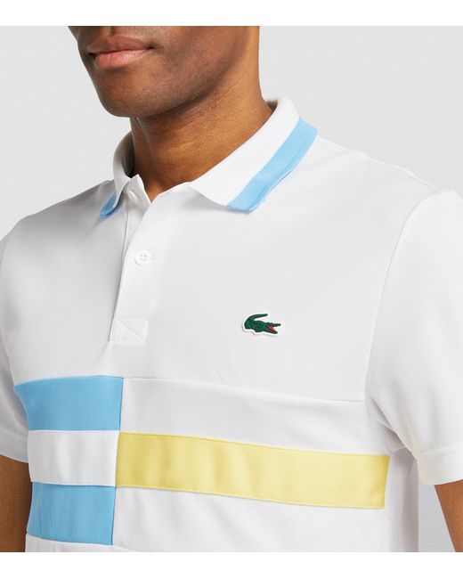 Lacoste White Logo Polo Shirt for men