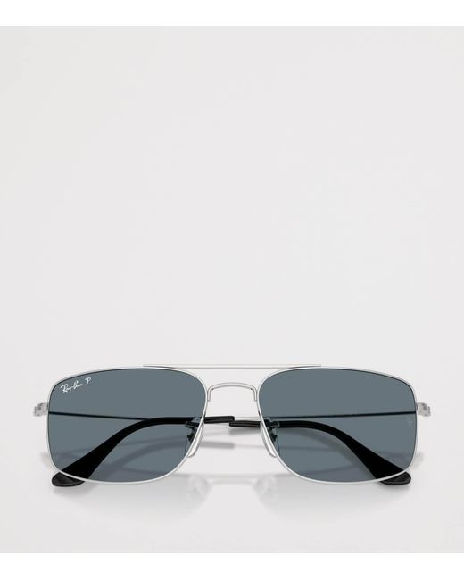 Ray-Ban Gray Explorer Iii Square Sunglasses