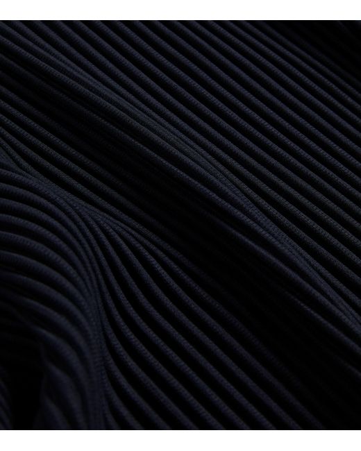 Homme Plissé Issey Miyake Black Pleated T-Shirt for men
