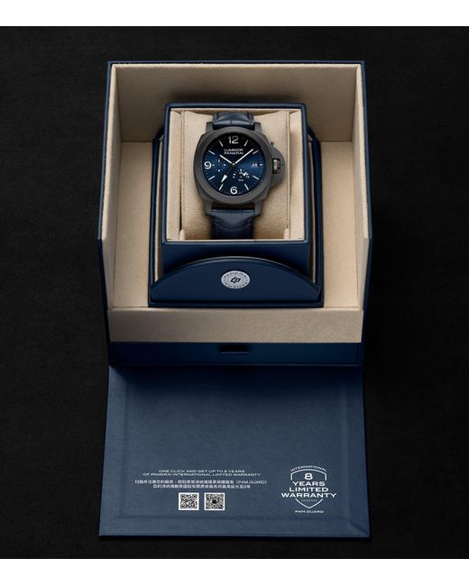 Panerai Blue Ceramic Luminor Gmt Power Reserve Watch for men