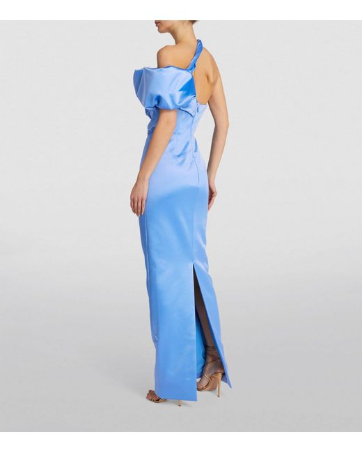 Rachel Gilbert Blue Larna Gown