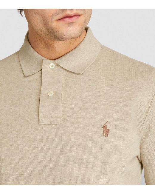 Polo Ralph Lauren Natural Polo Pony Long-sleeved Polo Shirt for men