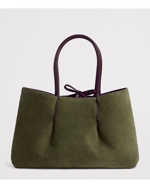 Bottega Veneta Purple Leather Reversible Pinacoteca Tote Bag