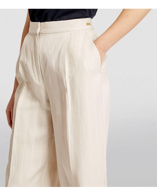Barbour White Celeste Tailored Trousers